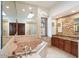 Luxurious bathroom with a large jacuzzi tub and double vanity at 11420 N Kiowa Cir, Fountain Hills, AZ 85268