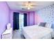 Bedroom with a queen-size bed and access to a private balcony at 775 E Leslie Ave, San Tan Valley, AZ 85140
