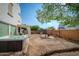 Backyard oasis with hot tub, fire pit, and patio at 775 E Leslie Ave, San Tan Valley, AZ 85140