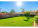 Large backyard with lush green grass and a spacious area at 5745 N 13Th St, Phoenix, AZ 85014