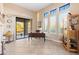 Home office with desk, globe, and view of the backyard at 2554 N Tambor --, Mesa, AZ 85207