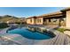 Inviting kidney shaped pool with mountain views at 2554 N Tambor --, Mesa, AZ 85207