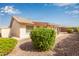 Backyard with covered patio and gravel at 11347 E Neville Ave, Mesa, AZ 85209