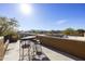 Rooftop terrace with table, chairs, and mountain views at 28505 N 146Th St, Scottsdale, AZ 85262