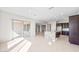 View of kitchen and Gathering room with sliding door to backyard at 25952 S 224Th Pl, Queen Creek, AZ 85142