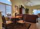 Small dining area with round table and four chairs at 5830 E Mckellips Rd # 8, Mesa, AZ 85215