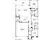 One-story floor plan with 3 bedrooms and 2 baths at 9986 W Cora W Ln, Avondale, AZ 85392