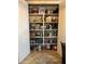 Well-organized pantry with ample shelving for storage at 4450 S Rio Dr, Chandler, AZ 85249
