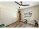 Bedroom with mountain views and built-in shelving at 11405 S Tawa Ln, Phoenix, AZ 85044