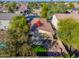 Aerial view of a house showing backyard and patio area at 44977 W Miraflores St, Maricopa, AZ 85139