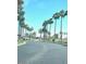 Palm tree-lined entrance to the community at 2550 S Ellsworth Rd # 215, Mesa, AZ 85209