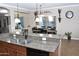 Kitchen with granite countertops, stainless steel sink, and modern appliances at 901 W Witt Ave, Queen Creek, AZ 85140