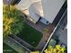 Aerial view showing house and well-manicured backyard at 901 W Witt Ave, Queen Creek, AZ 85140