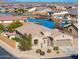 Aerial view of house near lake at 40998 W Chambers Dr, Maricopa, AZ 85138