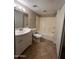 Clean bathroom with a bathtub, toilet, and vanity at 3542 E Earll Dr, Phoenix, AZ 85018