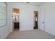 Bedroom with access to a small bathroom at 3823 W Lodge Dr, Laveen, AZ 85339