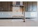 Close-up of kitchen sink and faucet with modern design at 3823 W Lodge Dr, Laveen, AZ 85339