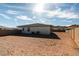 Spacious backyard with a view of the desert landscape at 3823 W Lodge Dr, Laveen, AZ 85339