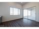 Dining area with sliding glass doors leading to a patio at 3823 W Lodge Dr, Laveen, AZ 85339