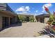 Stunning contemporary home with a large courtyard and two-car garage at 10284 E Running Deer Trl, Scottsdale, AZ 85262