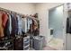 Spacious walk-in closets with ample shelving and hanging space at 1952 N 212Th Ln, Buckeye, AZ 85396