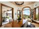 Breakfast room with access to a patio and stunning mountain views at 20567 N 112Th St, Scottsdale, AZ 85255