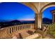 Private balcony boasting scenic sunset and city views at 20567 N 112Th St, Scottsdale, AZ 85255