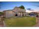 Large backyard with pool, patio, and detached shed at 7752 W Mary Jane Ln, Peoria, AZ 85382