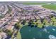 Aerial view of a beautiful community near a lake at 23817 S Harmony Way, Sun Lakes, AZ 85248