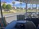 View of the community from a covered patio, showing landscaping and clubhouse at 7750 E Broadway Rd # 761, Mesa, AZ 85208