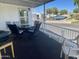Covered patio with seating area and view of community at 7750 E Broadway Rd # 761, Mesa, AZ 85208
