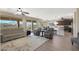 Open floor plan connecting living room to kitchen at 16866 S 180Th Ave, Goodyear, AZ 85338
