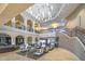 Spacious clubhouse lobby with comfortable seating and high ceilings at 16866 S 180Th Ave, Goodyear, AZ 85338