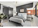 Bright bedroom with a queen-size bed and en-suite bathroom at 6525 E Cave Creek Rd # 6, Cave Creek, AZ 85331