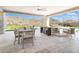 Covered patio with dining area and mountain views at 13463 N Stone View Trl, Fountain Hills, AZ 85268