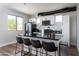 Modern kitchen with an island and stainless steel appliances at 1004 E Tempe Dr, Tempe, AZ 85281