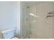 Modern shower with glass enclosure and marble tile at 20100 N 78Th Pl # 3115, Scottsdale, AZ 85255