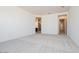 Main bedroom with grey carpet and ensuite bathroom at 3636 W Summerside Rd, Laveen, AZ 85339