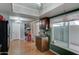 Kitchen boasts dark wood cabinets, granite countertops and a breakfast bar at 2416 W Caribbean Ln # 1, Phoenix, AZ 85023