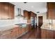 Updated kitchen featuring stainless steel appliances and granite countertops at 3044 Ironwood Rd, Carefree, AZ 85377