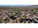 Aerial view of community with desert landscape and mountain views at 17159 E Rand Dr, Fountain Hills, AZ 85268