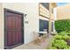Inviting patio with seating and landscaping at 4620 N 68Th St # 136, Scottsdale, AZ 85251