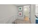 Clean bathroom with shower and light wood flooring at 4620 N 68Th St # 136, Scottsdale, AZ 85251