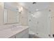 Modern bathroom with a large walk-in shower and white tile at 4620 N 68Th St # 136, Scottsdale, AZ 85251