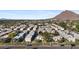 Aerial view of apartment complex near a mountain at 4620 N 68Th St # 136, Scottsdale, AZ 85251