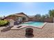 Enjoy this refreshing pool with a covered patio and grill area at 23014 N 22Nd Pl, Phoenix, AZ 85024