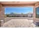 Spacious backyard with covered patio and storage shed at 21551 E Waverly Ct, Queen Creek, AZ 85142