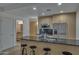 Modern kitchen with granite countertops and stainless steel appliances at 7121 E Rancho Vista Dr # 4004, Scottsdale, AZ 85251