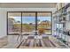 Bright living room with mountain views and modern furniture at 7121 E Rancho Vista Dr # 4004, Scottsdale, AZ 85251