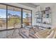 Living room with mountain views and modern decor at 7121 E Rancho Vista Dr # 4004, Scottsdale, AZ 85251